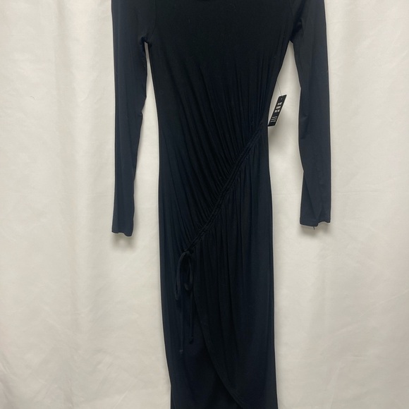 Express Black BodyCon Dress with Cinch Detail - Picture 7 of 7